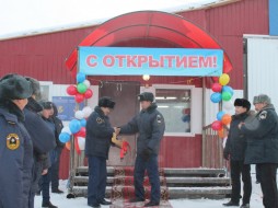 В селе Чакыр Амгинского улуса открылось новое пожарное депо