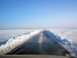 Открыта ледовая переправа Якутск – Нижний Бестях
