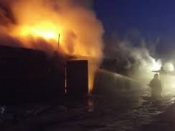 Из-за короткого замыкания в Якутии произошел пожар в гараже