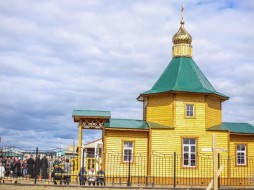 На "полюсе холода" освящен храм блаженной Матроны Московской