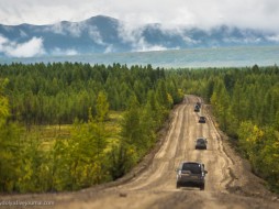 На 542-м километре федеральной автодороги «Колыма» начались ремонтно-восстановительные работы