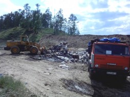 В рамках «генеральной уборки» ОНФ ликвидирована крупная свалка в Базовом переулке в Якутске