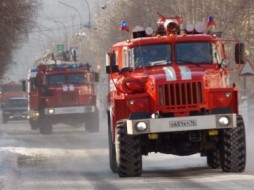 В Якутии сгорел частный гараж с автомобилем