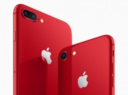 Apple представила iPhone 8 в красном цвете корпуса