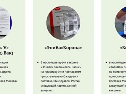 В Москве закончилась вакцина «ЭпиВакКорона»