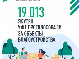 Более 19 тысяч якутян приняли участие в рейтинговом голосовании по отбору  общественных пространств