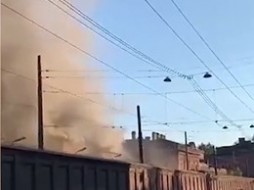 В Петербурге загорелось здание бывшего СИЗО «Кресты»  