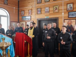 В храмах исправительных учреждений Якутии проведены молебны