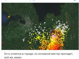 Электроактивная гроза наблюдалась в Петербурге