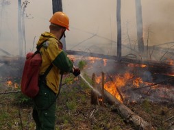 В Якутии лесные пожары тушат более тысячи человек 