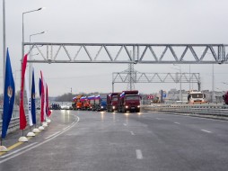 В Петербурге торжественно открыли первую развязку новой скоростной магистрали