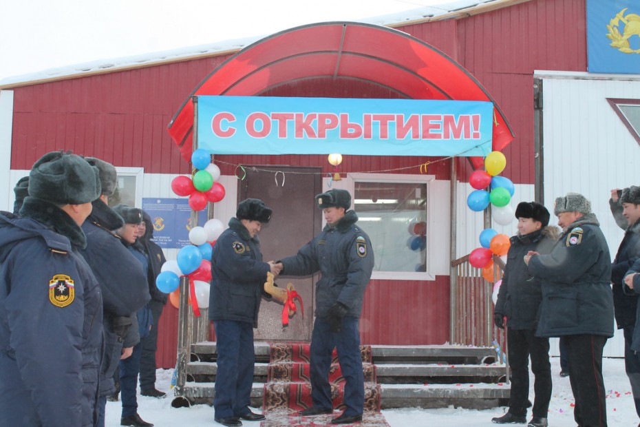 В селе Чакыр Амгинского улуса открылось новое пожарное депо