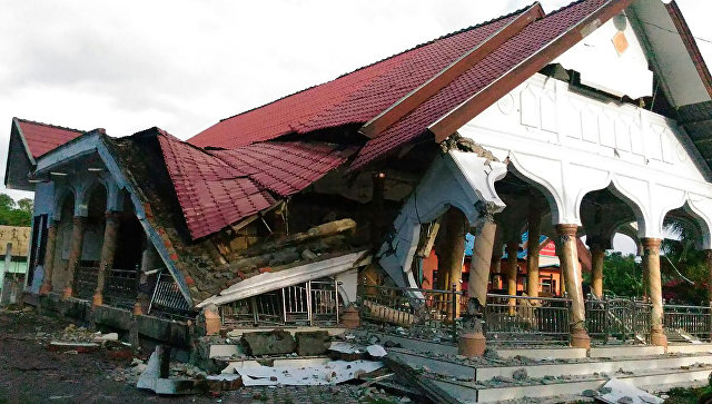 В Индонезии произошло крупное землетрясение