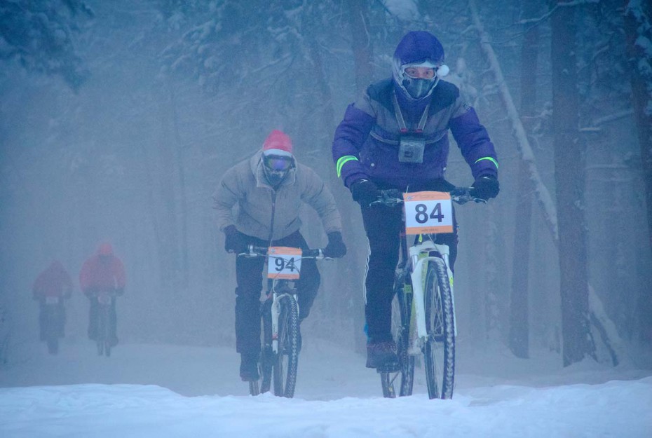 Якутская зима не станет помехой для участников велогонки