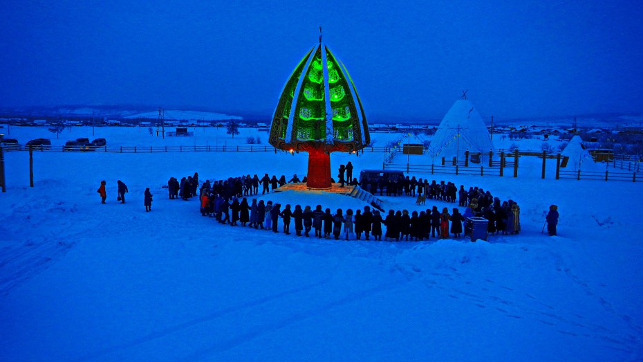 В Якутии на Полюсе холода станцевали самый северный осуохай
