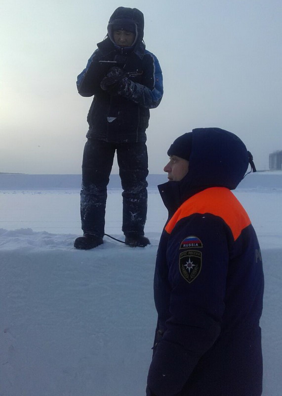 "Ледовый городок" строится в Якутске 