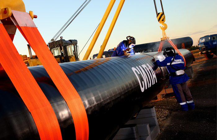 К февралю «Газпром» построил четверть трубопровода «Сила Сибири»‍