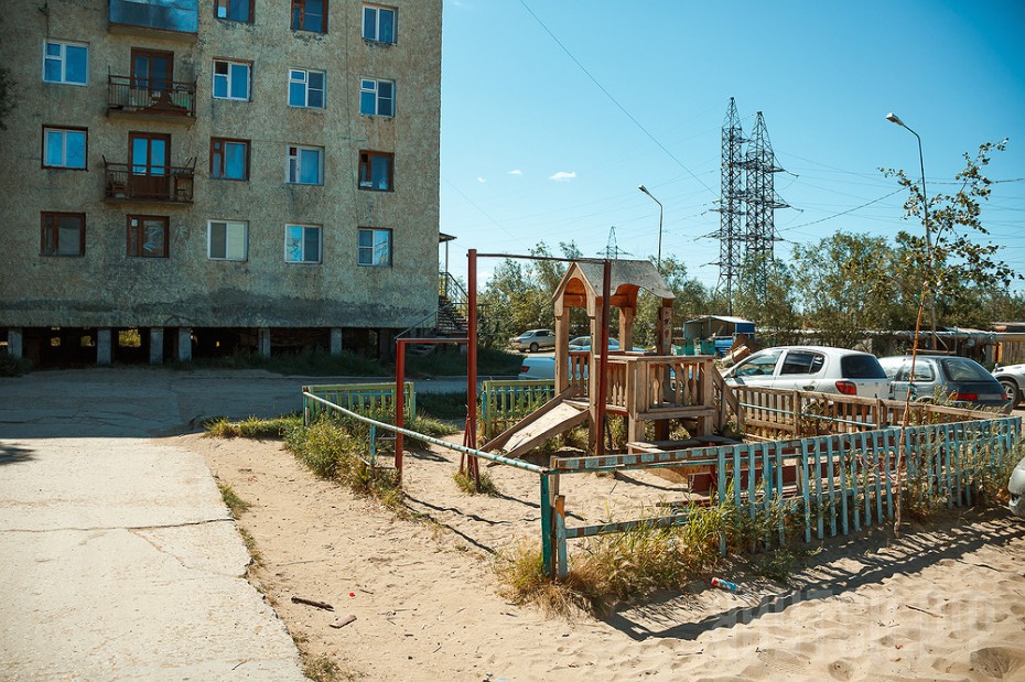 Дворы улиц Советской Армии и Мерзлотная в Якутске благоустроят к сентябрю