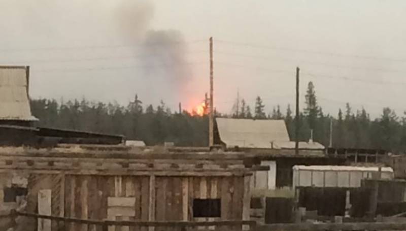 В селе Модут в Якутии из-за лесных пожаров объявлена мобилизация