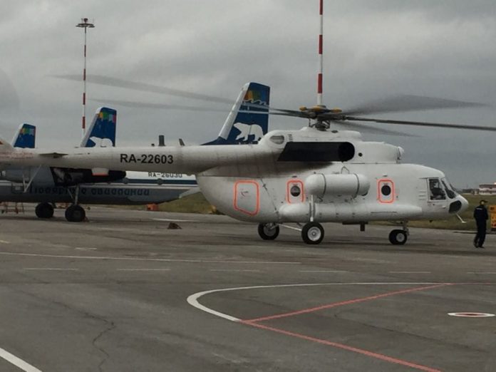 Авиакомпания «Полярные авиалинии» приобрела новый вертолет Ми-8 МТВ со встроенным медицинским модулем