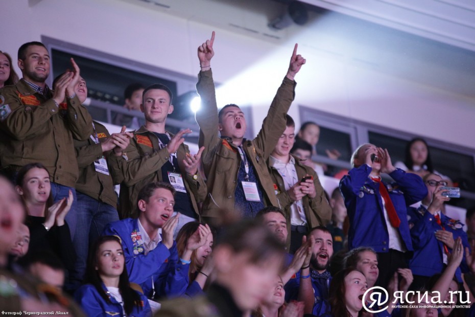 В Якутске состоялась церемония закрытия Всероссийского слета студенческих отрядов