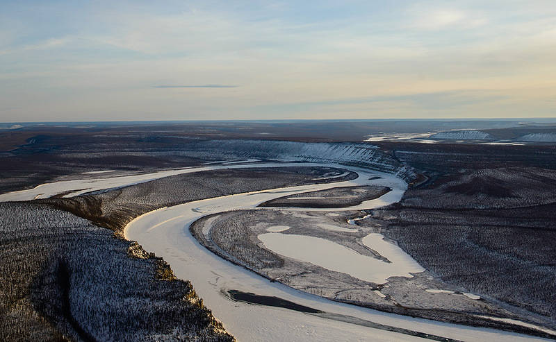 В Якутске производят слив фекальных вод прямо в реку 