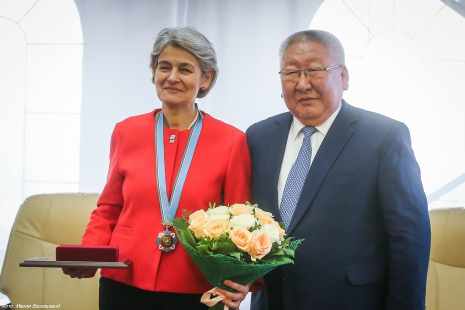 Экс-гендиректор ЮНЕСКО Ирина Бокова поблагодарила Егора Борисова за поддержку