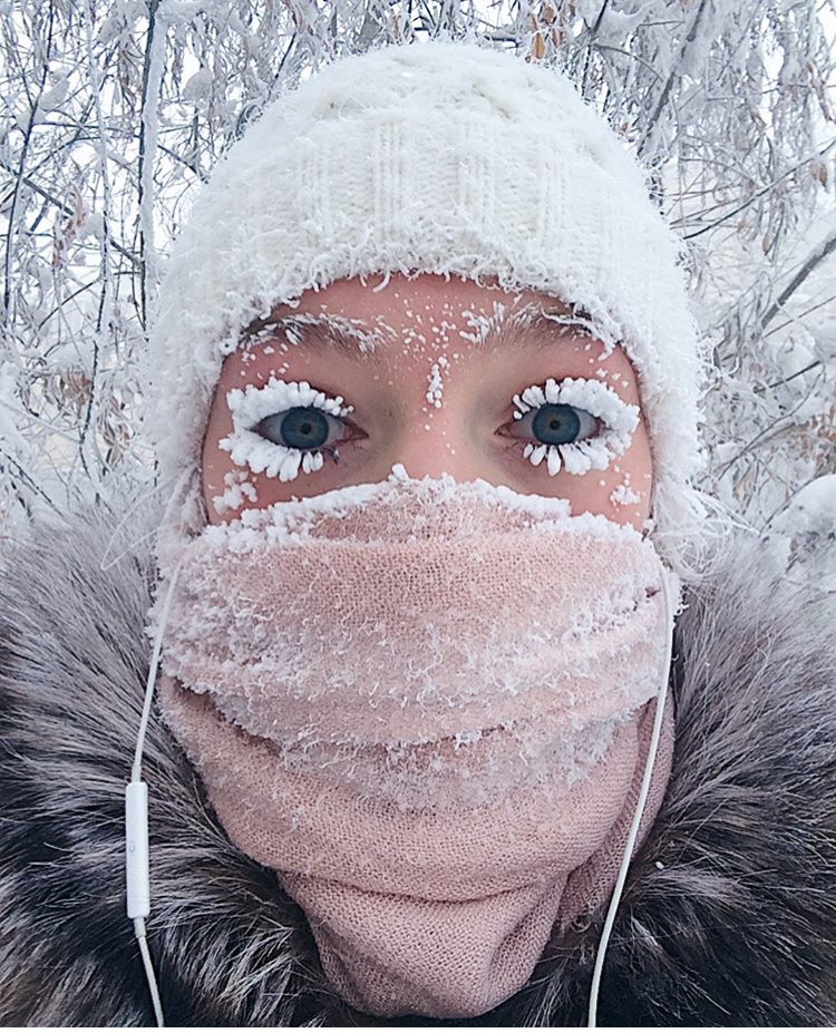 «Снежный макияж» якутянки взорвал интернет 