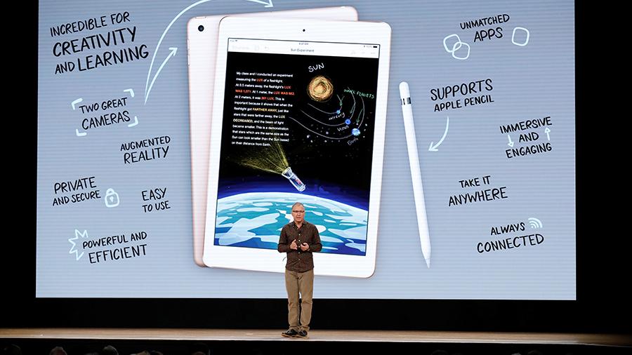 Apple представила новый iPad, который ориентирован на школьников и студентов