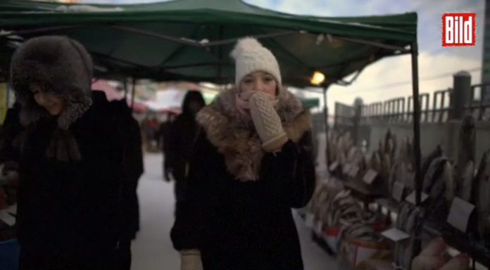 Якутянка с заснеженными ресницами снялась в ролике немецкого издания ВИДЕО