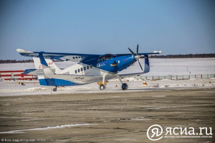 В Якутске презентован первый опытный образец самолета ТВС-2ДТС