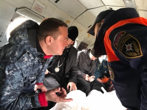 МЧС России увеличило группировку спасателей для борьбы с паводком в Амгинском районе Якутии