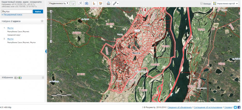 Якутск карта земельных участков