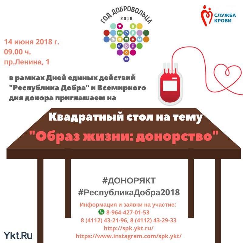 В Якутии сломают стереотипы о донорстве 