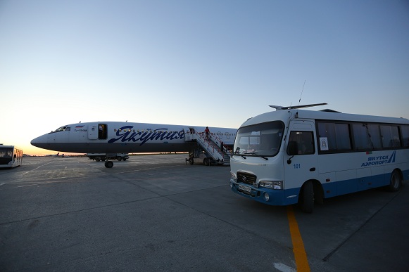 Рейсы авикомпании "Якутия" задержаны в аэропорту Якутска