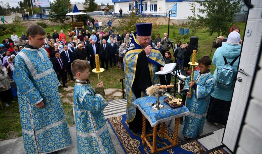 В Ленске открыли часовню Рождества Пресвятой Богородицы