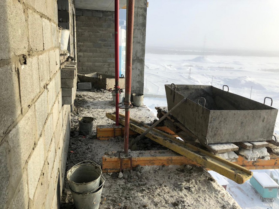 В Якутске устанавливаются обстоятельства гибели рабочего на строительстве жилого дома