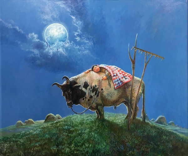Необычные картины якутского художника Иннокентия Корякина