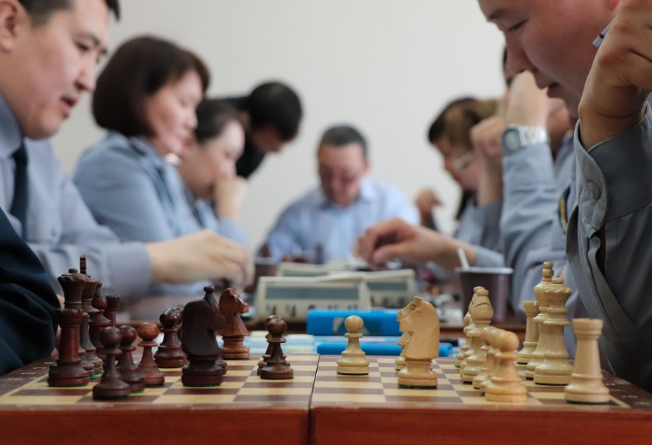 В Якутске в уголовно-исполнительной инспекции состоялся турнир по шахматам и шашкам