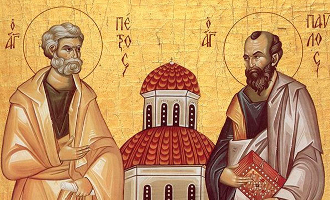 Православные верующие вспоминают апостолов Петра и Павла