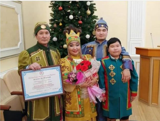 Семья из Якутии стала победителем Всероссийского конкурса 