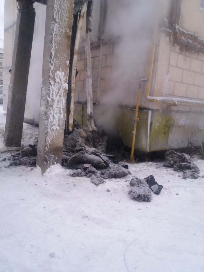 Жильцы дома Ленина 11/1 предполагают, что это был поджог
