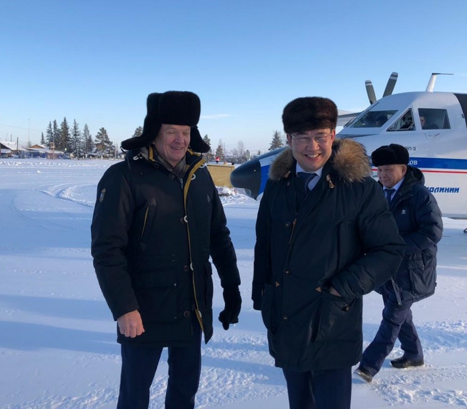 Айсен Николаев примет участие в запуске волоконно-оптических линий связи по маршруту Амга - Усть-Мая