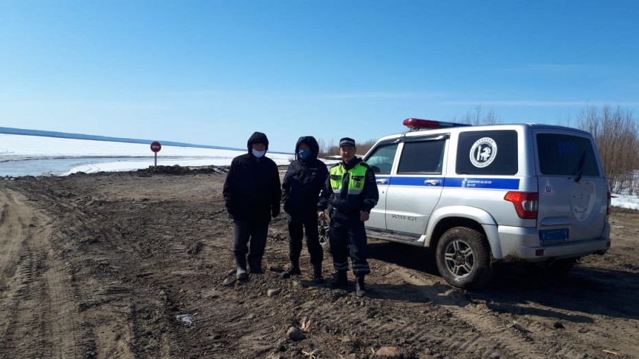 На ледовых переправах в Якутске выявлены нарушители
