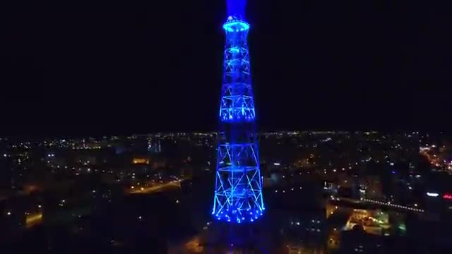 В Якутске 2 апреля телевышка окрасится в синий цвет 
