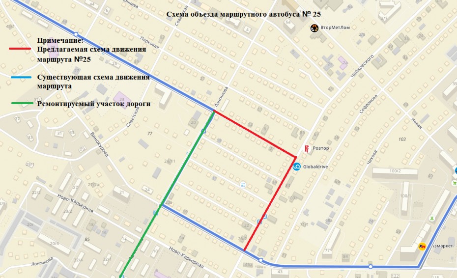 В Якутске с 27 июня изменены схемы движения городских автобусов № 8, № 15, № 25