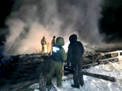 В Якутии при пожаре погибли две малолетние девочки