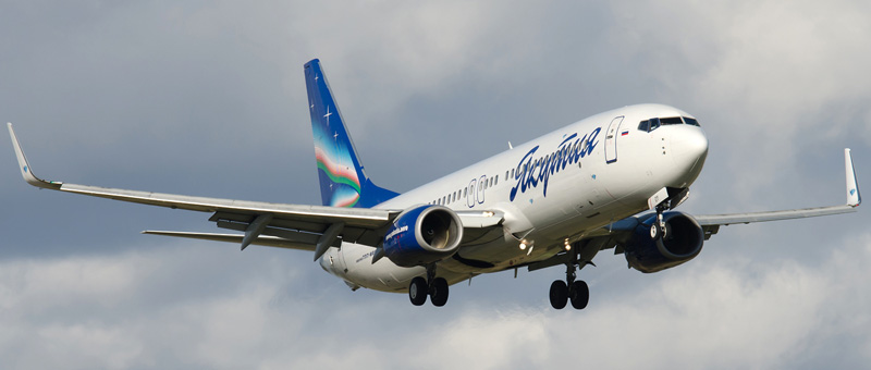 Авиакомпания "Якутия" задерживает вылеты рейсов 