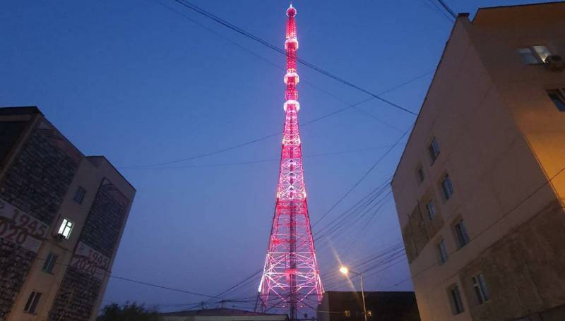 7 мая на телебашне Якутска включат подсветку в честь Дня радио