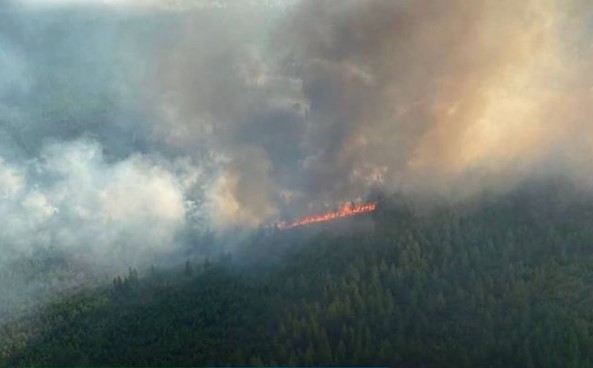 Якутские шаманы провели обряд для прекращения лесных пожаров
